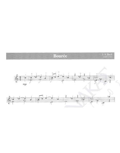 Bouree - Composer: J. S. Bach