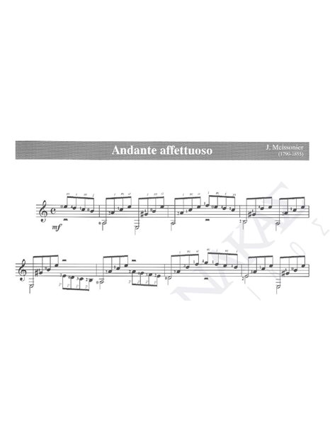 Andante affettuoso - Composer: J. Meissonier