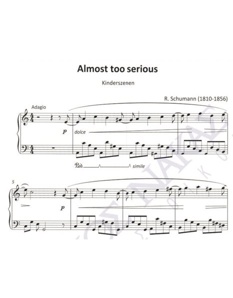 Almost too serious - Mουσική: R. Schumann