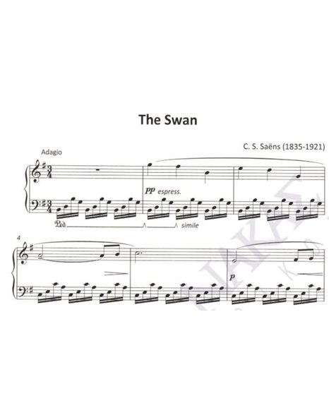 The Swan - Mουσική: C. S. Saens