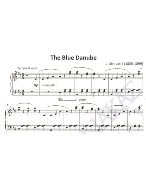 The Blue Danube - Composer: J. Strauss