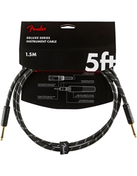 FENDER Deluxe Black Tweed  Cable 1,5m