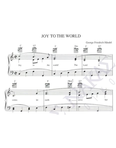 Joy to the world - Composer: George Friedrich Handel