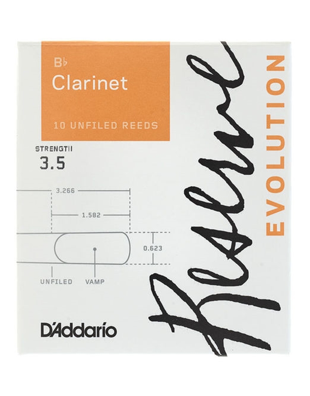 D'Addario Reserve Evolution Clarinet Reeds No 3.5 (1 piece)