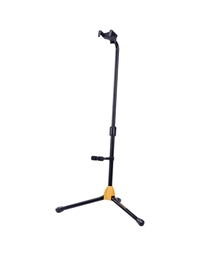 HERCULES GS412B Plus Single Guitar-Bass Stand with Guitar Strap and Headphone Holder HA700