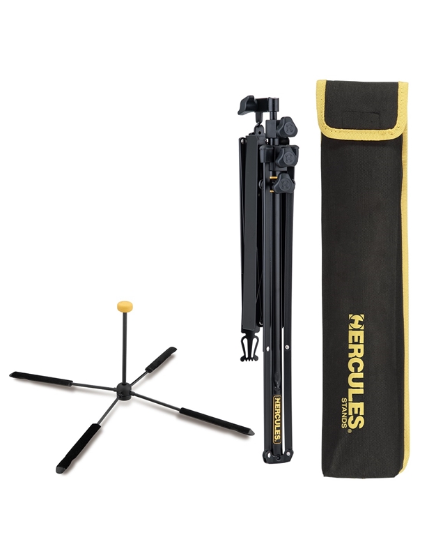 HERCULES DS460BP Flute Stand Travelite Series with Ηerclules Folding Music Stand Set