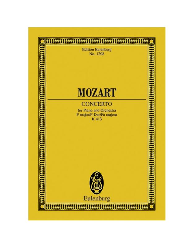 Mozart - Piano Concerto KV 413
