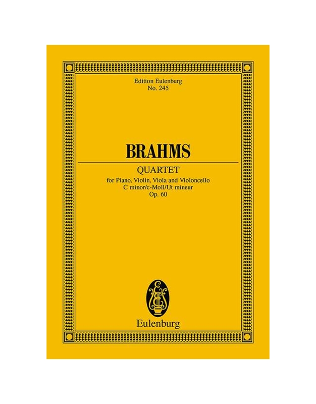 Brahms -  Piano  Quartett  OP 60