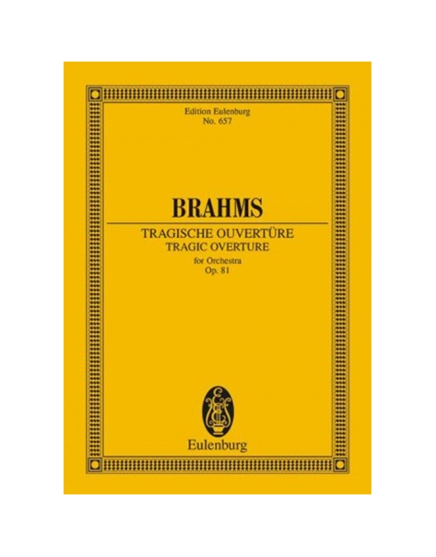 Brahms -  Tragic Ouverture OP 81