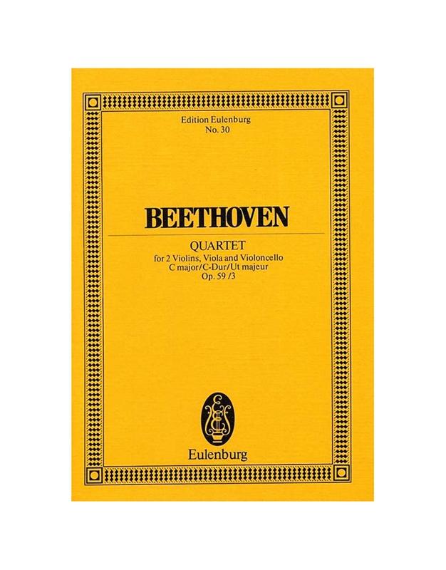 Beethoven - String Quartet OP 59 NO.3