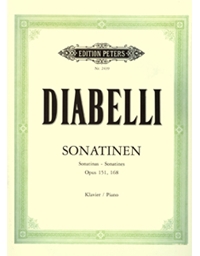 Anton Diabelli - Sonatinen Opus 151, 168 / Peters editions