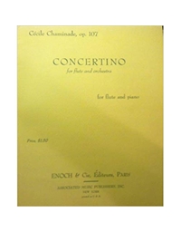 Cecile Chaminade - OP.107 Concertino for Flute and Orchestra / for Flute and Piano