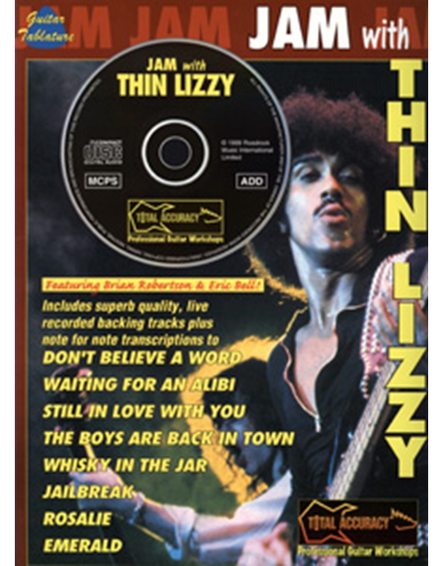 Jam with Thin Lizzy-Βιβλίο + CD