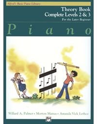 Alfred's Basic Piano Library-Complete Theory Book Level 2 & 3 