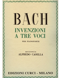 BACH J.S. Three Part Inventions / Edition Curci