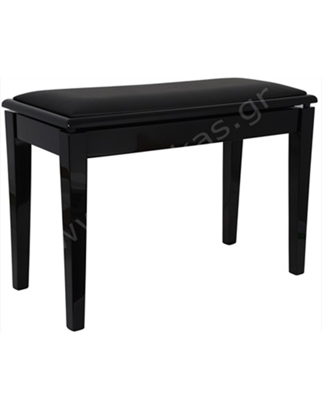 EUROLEGNO P07 Piano Bench Black Polished