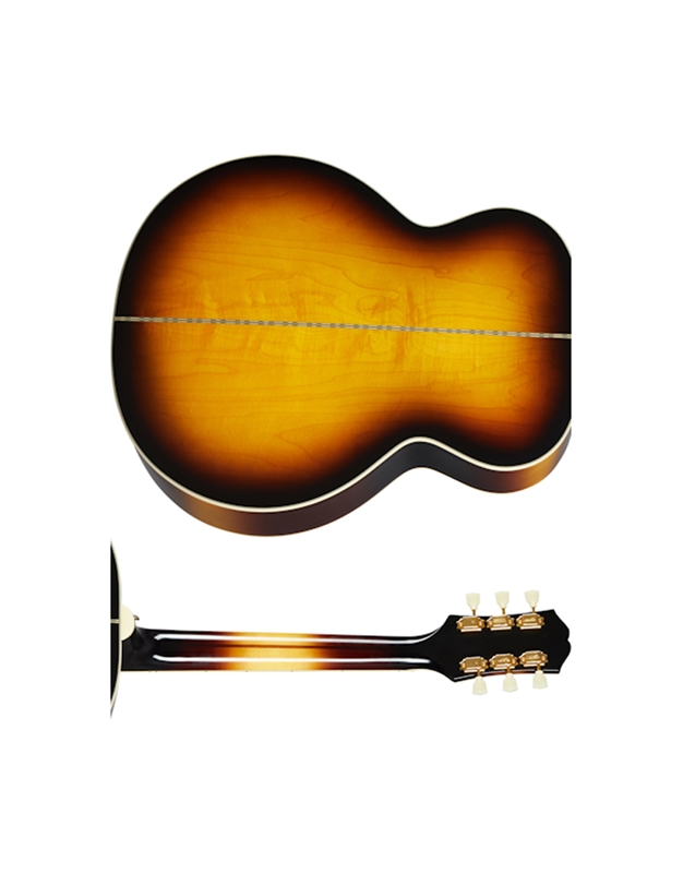 EPIPHONE J-200  Aged Vintage Sunburst Gloss Electric Acoustic Guitar