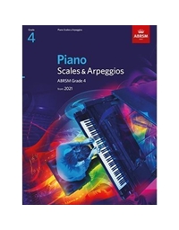 ABRSM – Piano Scales & Arpeggios from 2021  – Grades 4