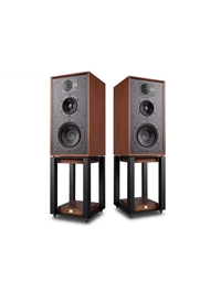 WHARFEDALE Linton Walnut Veneer Speakers + Stands (Pair)