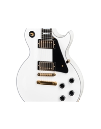 GIBSON Les Paul Custom EB Alpine White Electric Guitar