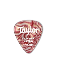 TAYLOR Premium 351 Thermex Guitar Picks  Ruby Swirl 1.25mm (6-Pack)