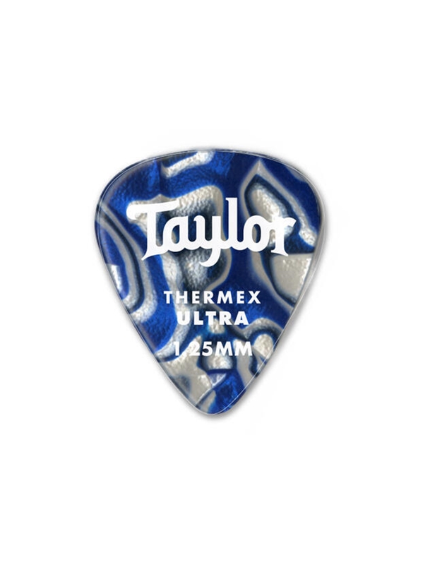TAYLOR Premium 351 Thermex Guitar Picks  Blue Swirl 1.25mm (6-Pack)