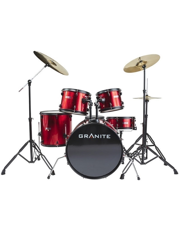 GRANITE Acoustic Drums Set Studio Beat Red