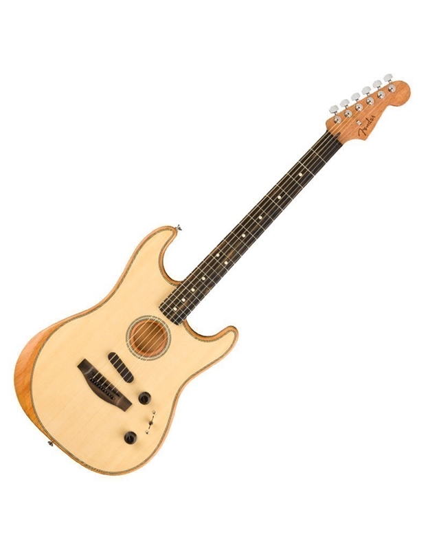 FENDER Acoustasonic Strat NAT  Electric Acoustic Guitar (Ex-Demo product)