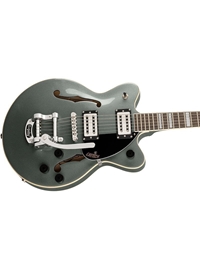 GRETSCH G2655T Streamliner Center Block Jr. Double-Cut with Bigsby Laurel Stirling Green Electric Guitar