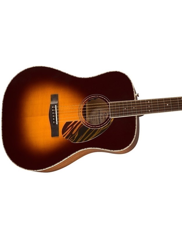 FENDER PD-220E 3-Color Vintage Sunburst Electric  Acoustic  Guitar
