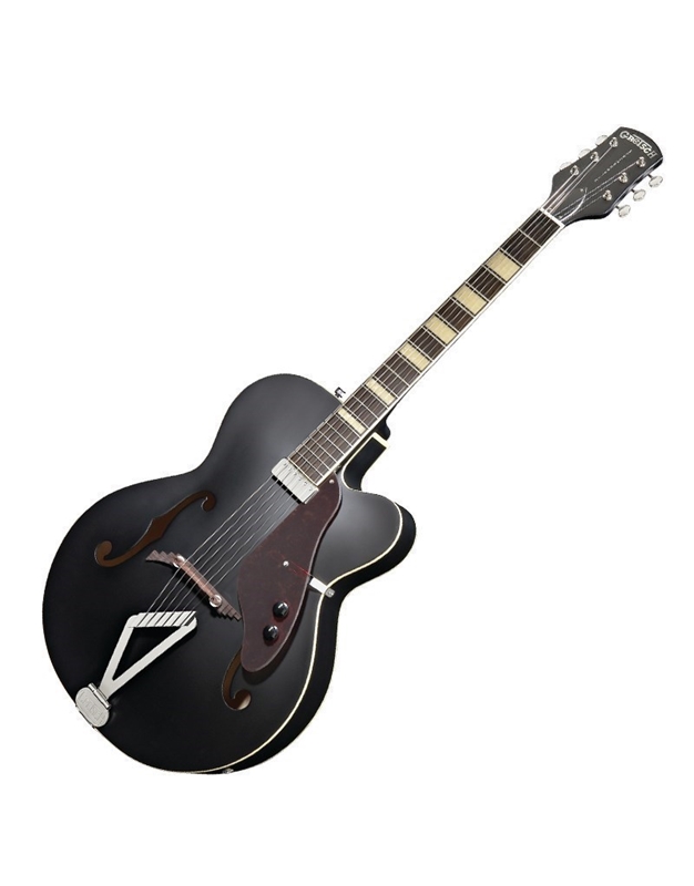 GRETSCH G100BKCE Synchromatic Archtop Cutaway Rosewood Flat Black Electric Acoustic Guitar