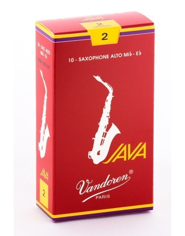 VANDOREN Java  Filed Red Alto Saxophone Reed No. 2  (1 piece)