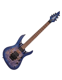 JACKSON Pro Series Signature Chris Broderick Soloist 6P Laurel Transparent Blue Electric Guitar with Floyd Rose+ Free Amplifier