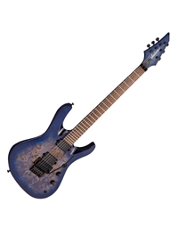 JACKSON Pro Series Signature Chris Broderick Soloist 6P Laurel Transparent Blue Electric Guitar with Floyd Rose+ Free Amplifier
