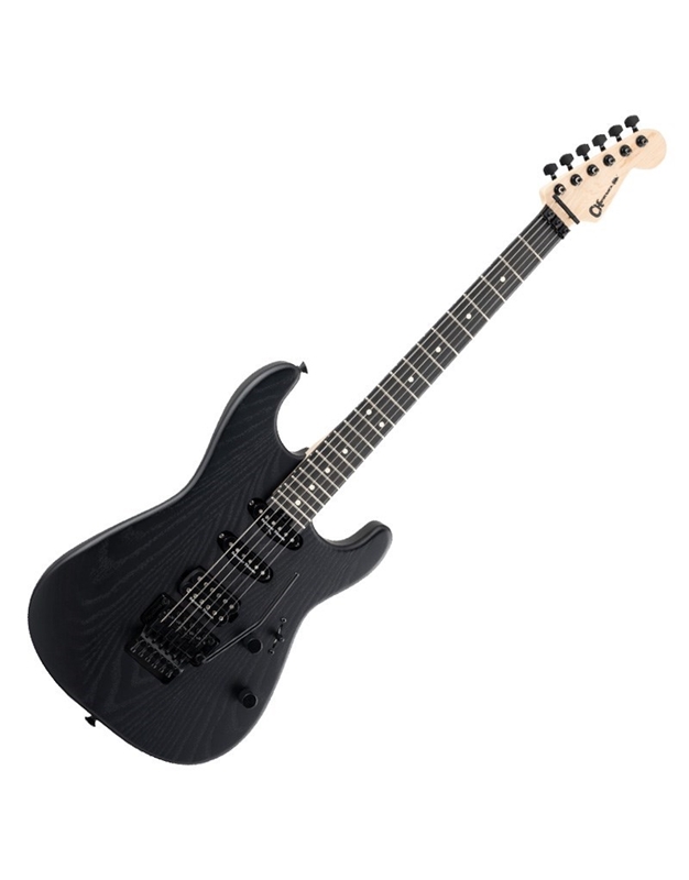 CHARVEL Pro-Mod San Dimas Style 1 HSS FR E Sassafras Ebony Satin Black Electric Guitar