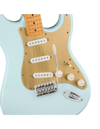 FENDER Squier 40th Anniversary Stratocaster Vintage Edition w/ Maple Satin Sonic Blue Electric Guitar