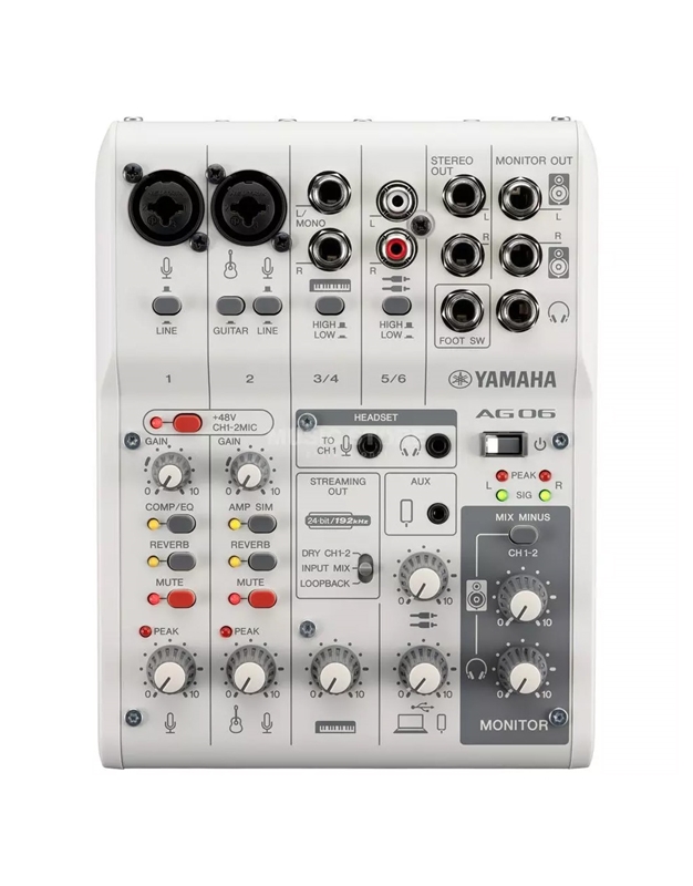 YAMAHA AG-06-MK2-W Audio Interface