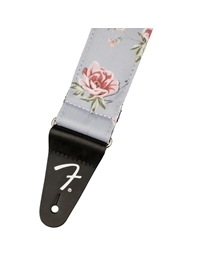 FENDER 2" Floral Strap Gray Ζώνη Κιθάρας - Μπάσου