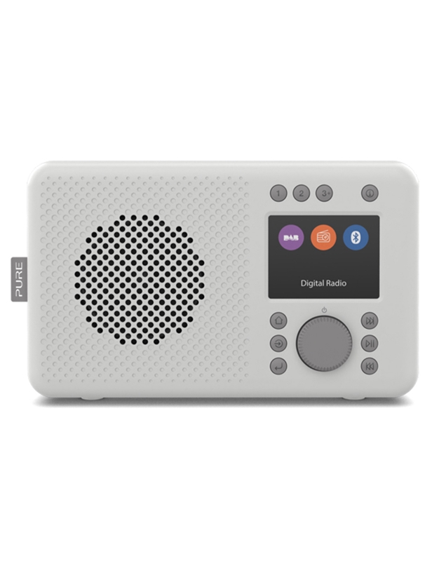 PURE Elan DAB+ portable digital radio with DAB+ and Bluetooth, Grey