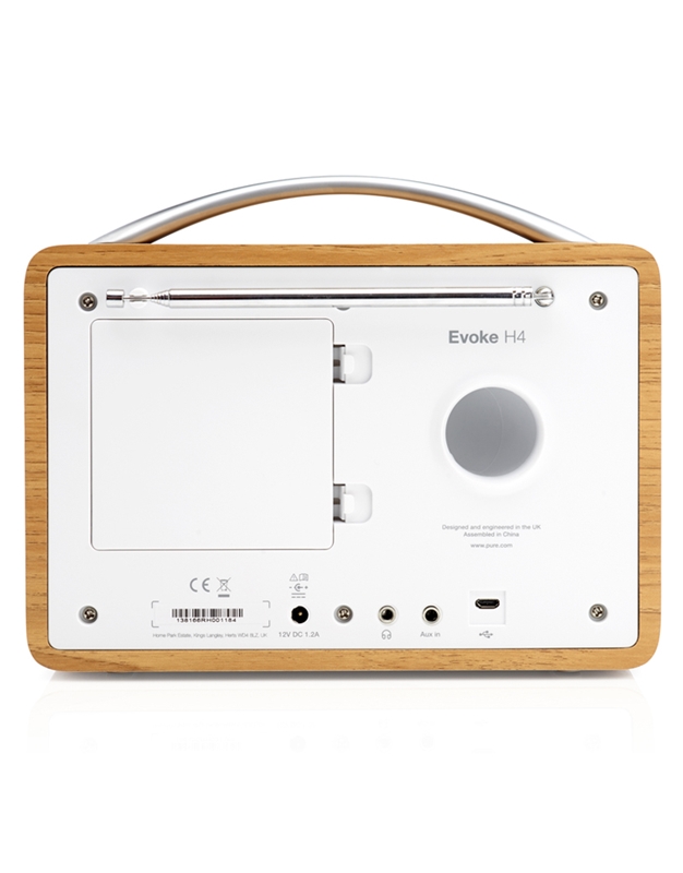 PURE EVOKE H4 Ψηφιακό Pαδιόφωνο DAB+ Kαι Bluetooth, Bελανιδιά