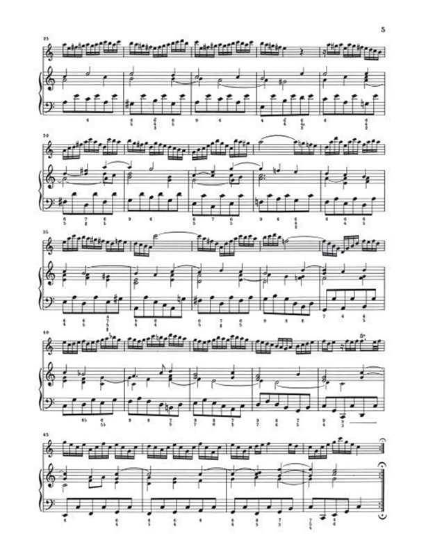 Johann Sebastian Bach - Flute Sonatas Volume II / Henle Verlag Editions