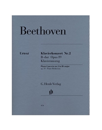 Ludwig Van Beethoven - Concero No 2 / B Flat Major Op. 19/ Henle Verlag Editions - Urtext