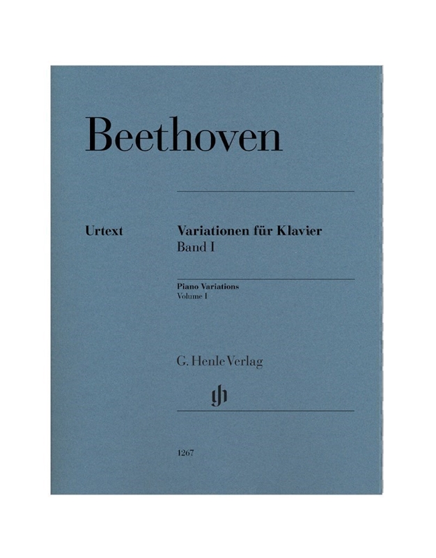 Ludwig Van Beethoven - Variations For Piano Vol I - Henle Verlag Editions - Urtext