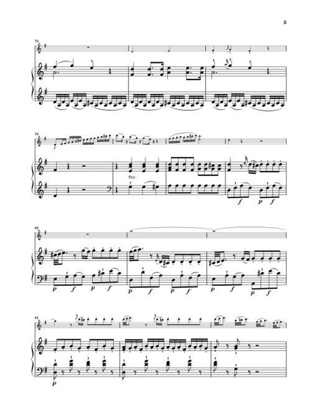 W.A. Mozart - Violin Concerto No. 3 in G Major, K 216 / Henle Verlag Editions- Urtext