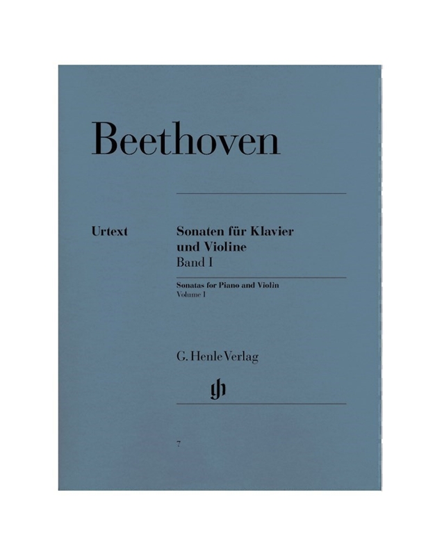 Ludwig Van Beethoven - Sonatas For Piano And Violin Vol I/ Ηenle Verlag Editions - Urtext