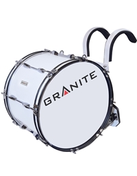 GRANITE Marching Bass Drum 22'' x 12'' with alumium harness and beaters