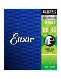 ELIXIR 19002 ''Optiweb'' Χορδές Ηλεκτρικής Κιθάρας (09-42)