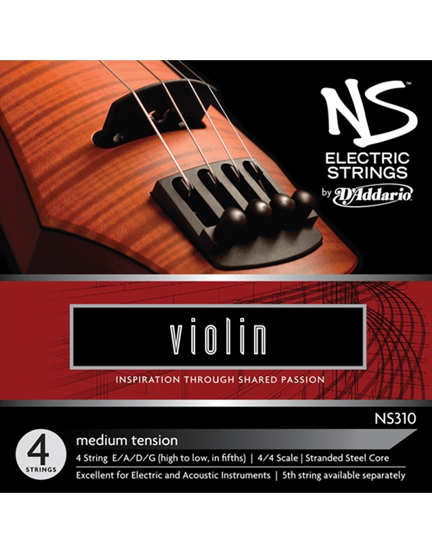 D'Addario  NS310 NS Electric Violin Strings