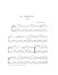 Streabbog Louis - Fleurs De Mai La Violette, Valse Op. 99,1