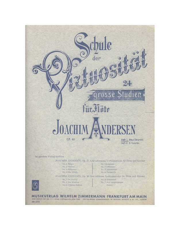 Andersen 24 Grand Studies Op.60 N1